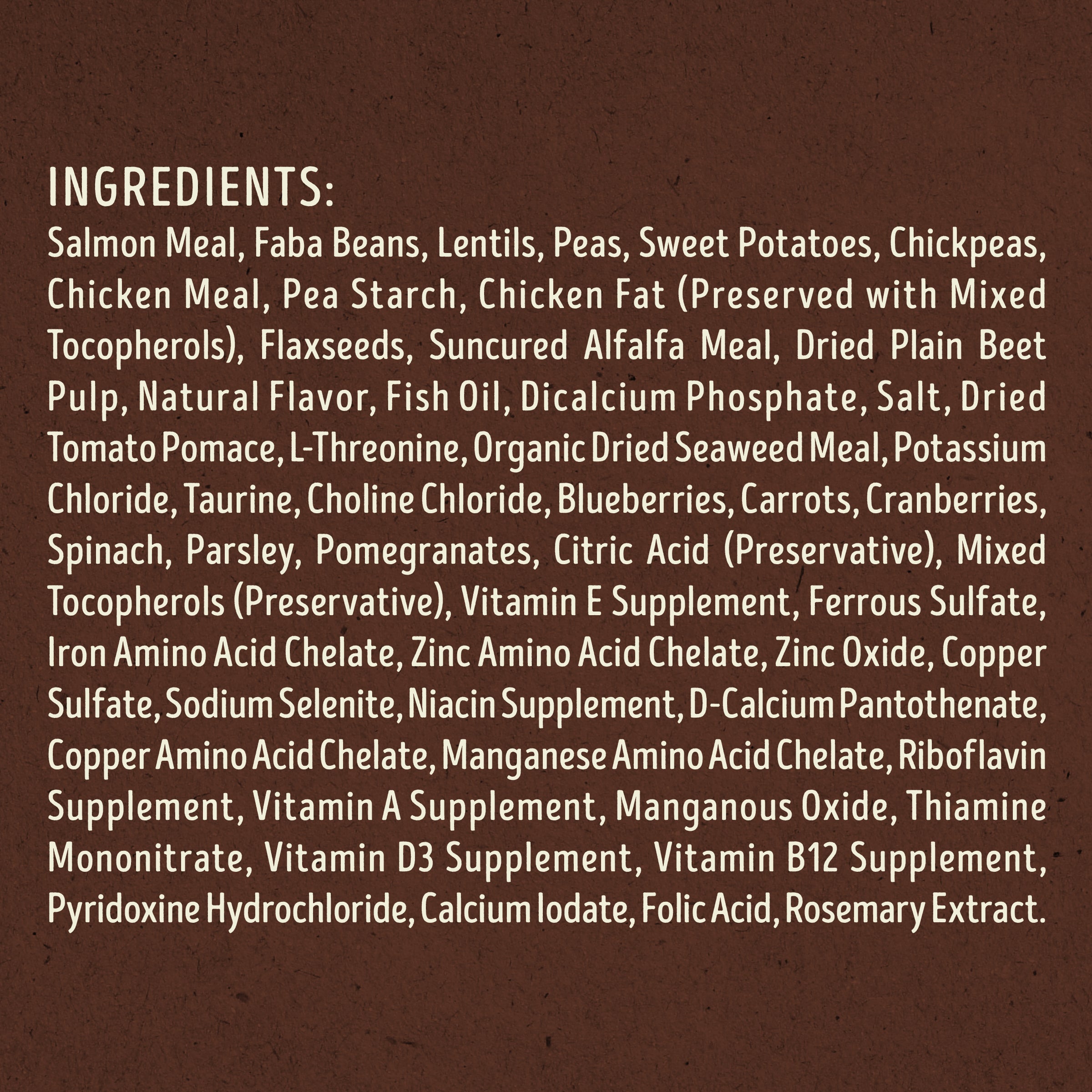 Ingredients