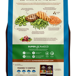 Backside image of Supreme Source Beef, Chicken Meal and Lentil Recipe
