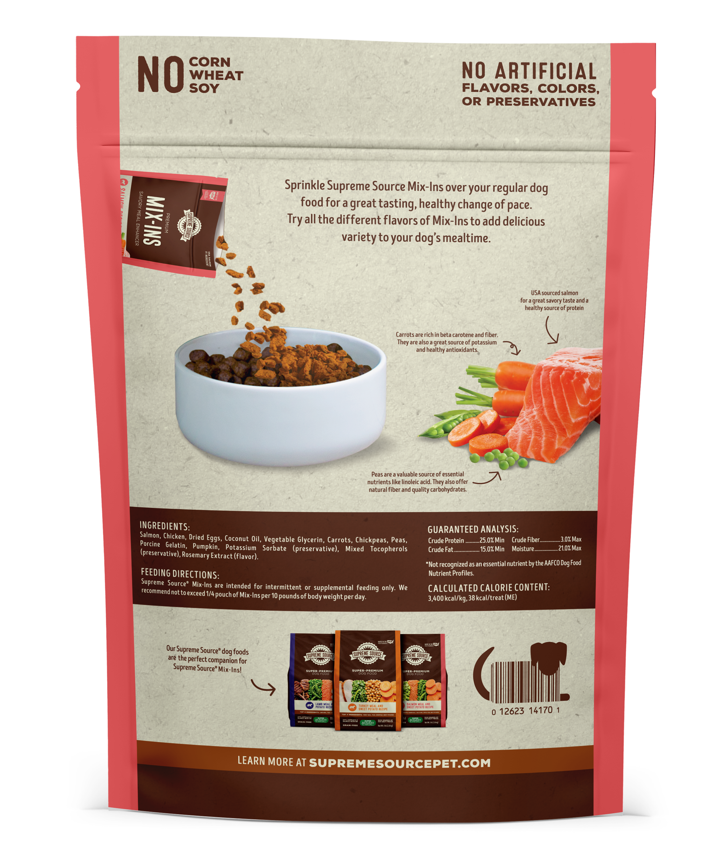 Backside image Supreme Source Mix Ins Salmon Recipe