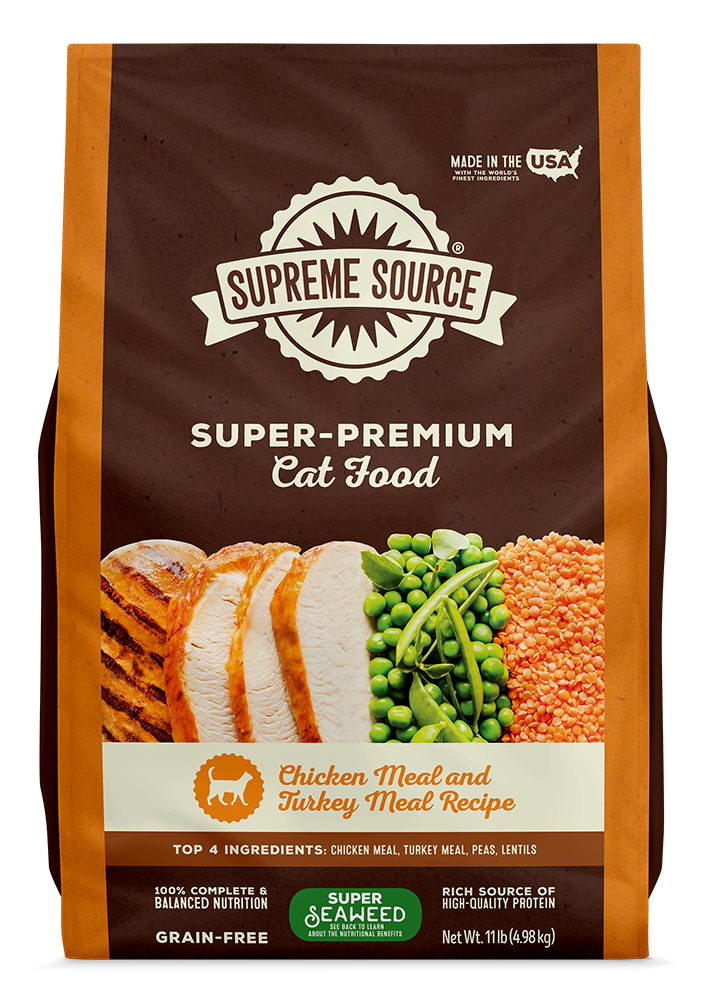 Supreme Source Chicken Meal & Turkey Meal Recipe Dry Cat Food