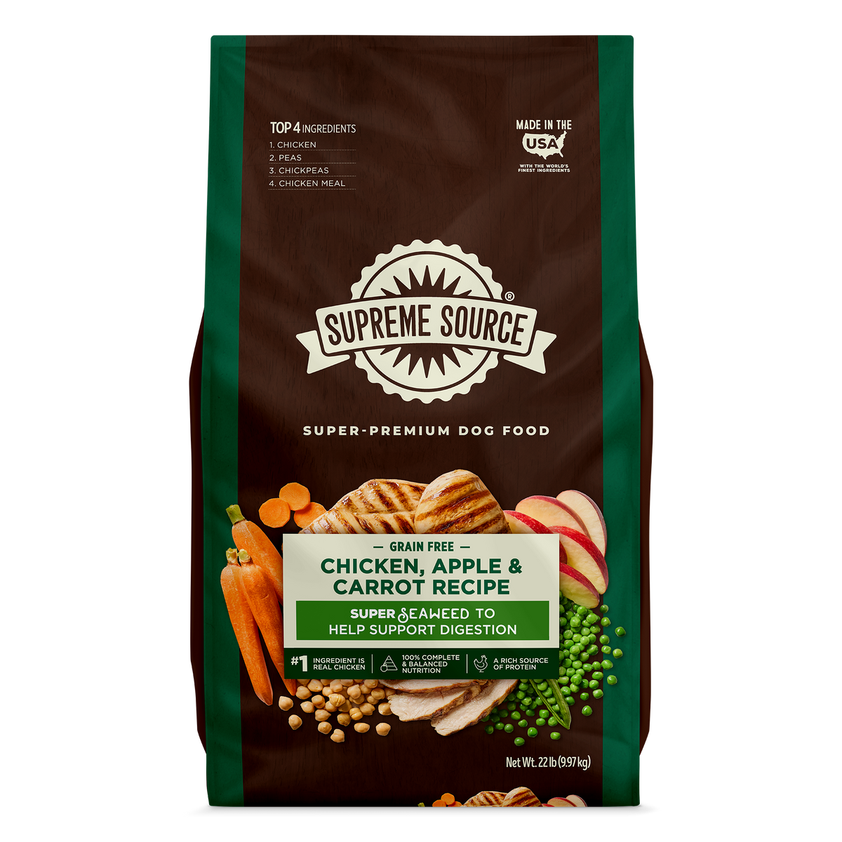 Chicken, Apple and Carrot Recipe Dog Food – Supreme Source Pet
