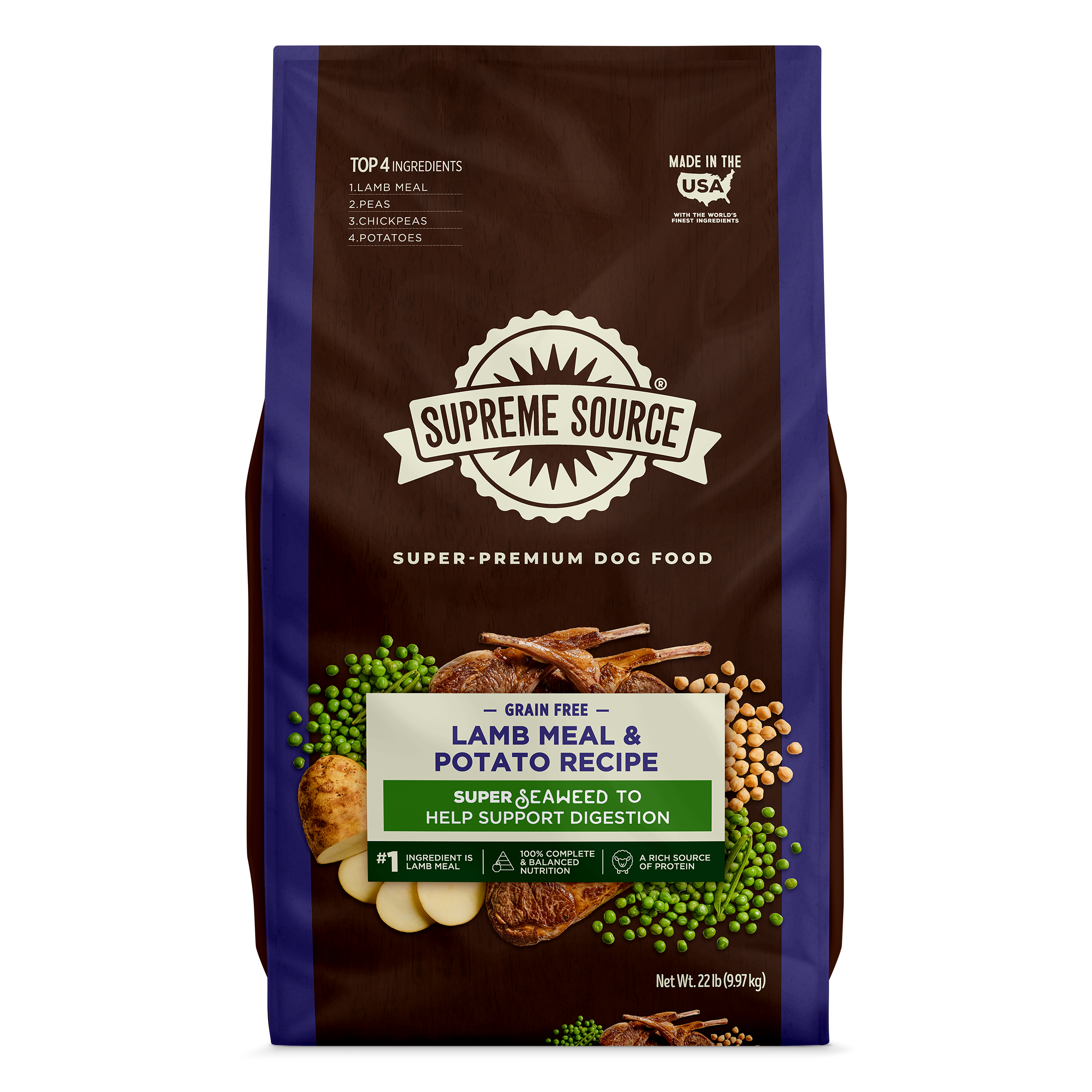 Supreme Source Lamb Meal & Potato Recipe Dry Dog Food