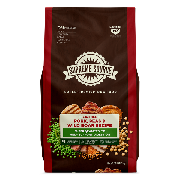 Pork, Peas and Wild Boar Recipe Dog Food – Supreme Source Pet