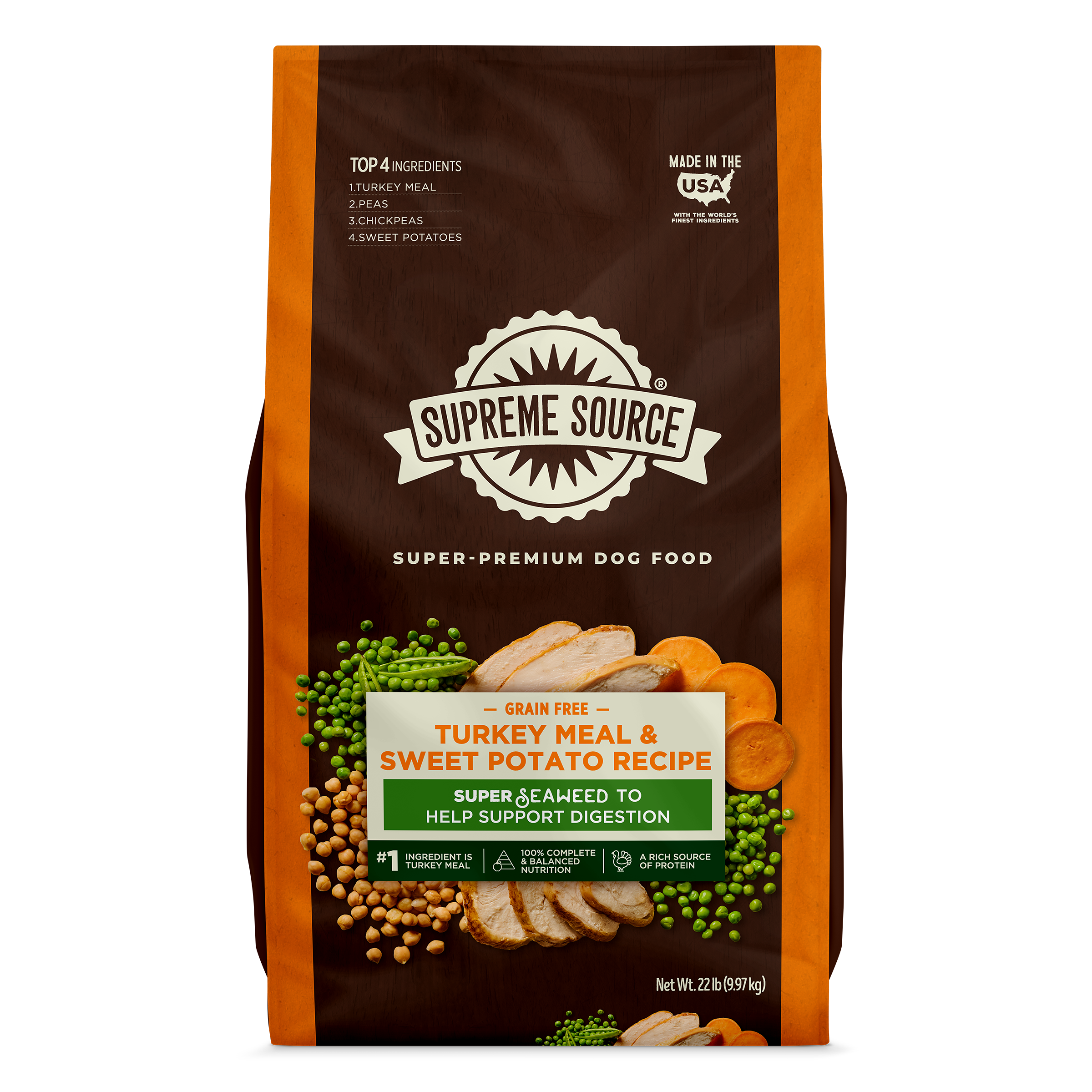 Supreme Source Turkey Meal & Sweet Potato Recipe Dry Dog Food