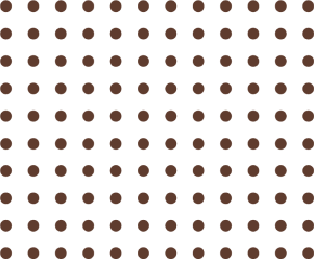 Brown dots on a grid