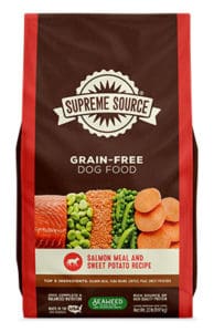 salmon and sweet potato dog food, grain free salmon dog food, salmon sweet potato dog food