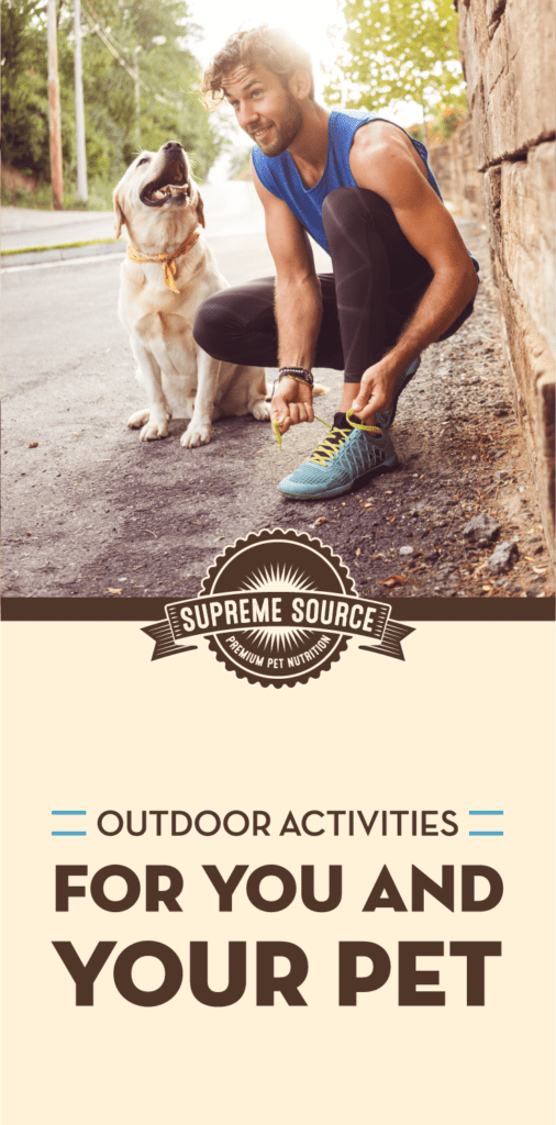 It is summer and getting outside with your pet provides new adventures. Whether a cat or dog, there are a number of outdoor activities for you and your pet. 