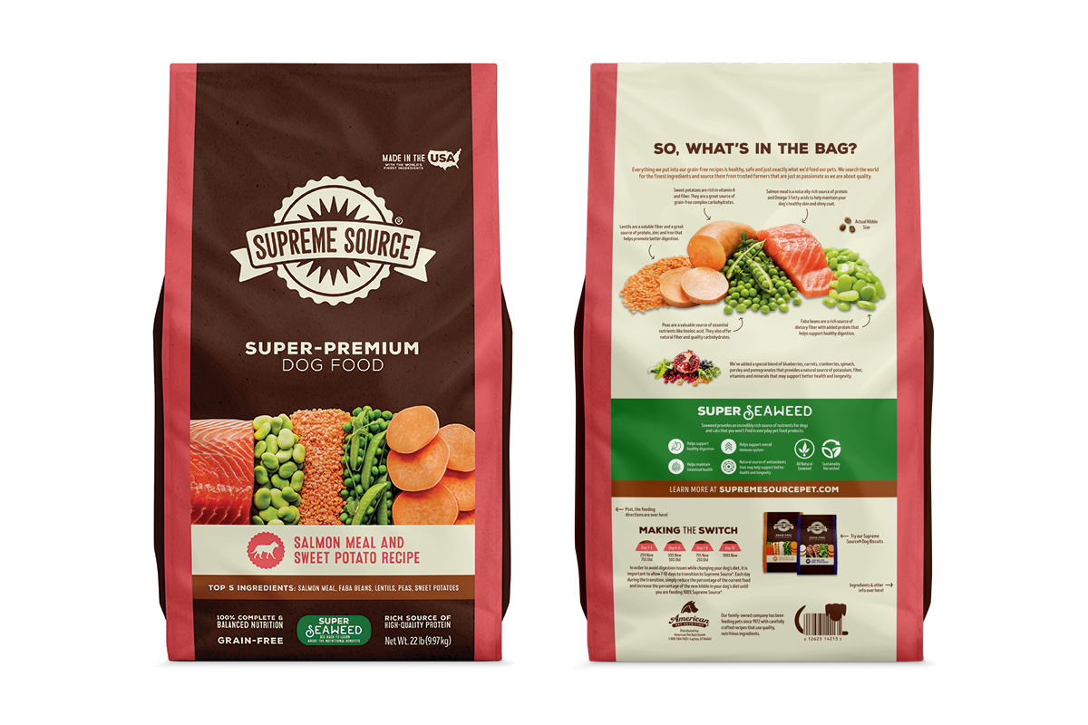 Salmon Dog Food | Salmon & Sweet Potato Dog Food | Supreme Source