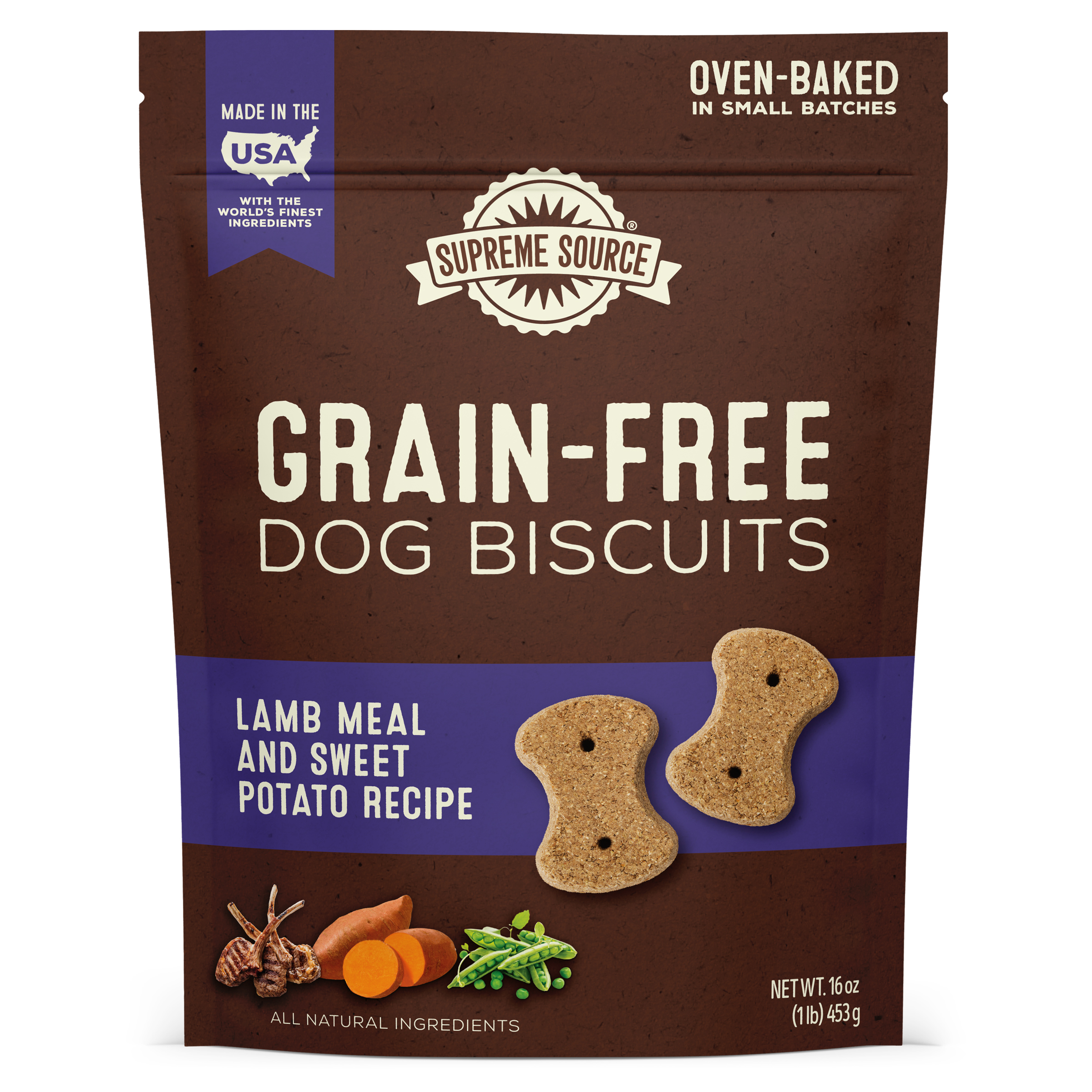 Lamb Meal & Sweet Potato Recipe Dog Biscuits